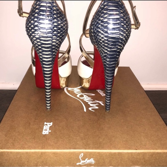 Cross Me Christian Louboutin Heels… Size 40!! - Picture 3 of 6